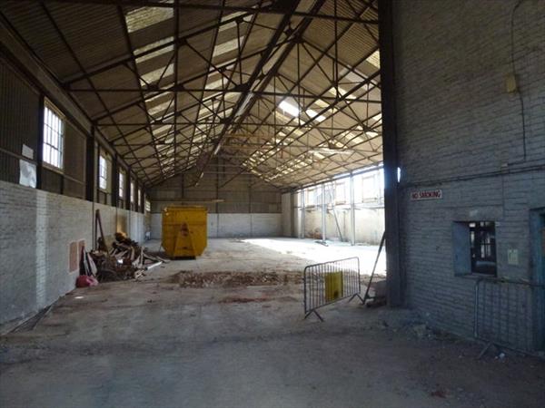 Steel and brick warehouse